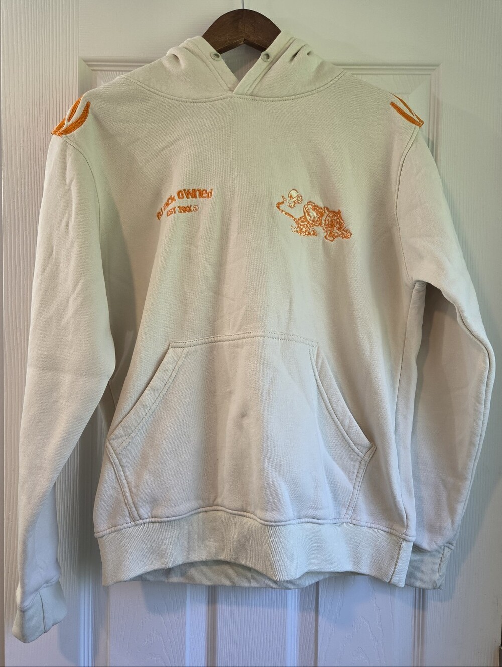 Cincinnati Bengals x BlaCkOWned Cream Stripe Hoodie S